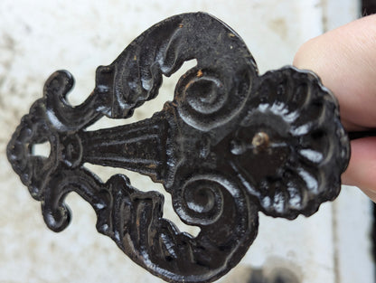 Antique Wall Mounted Cast Iron Receipt Spike