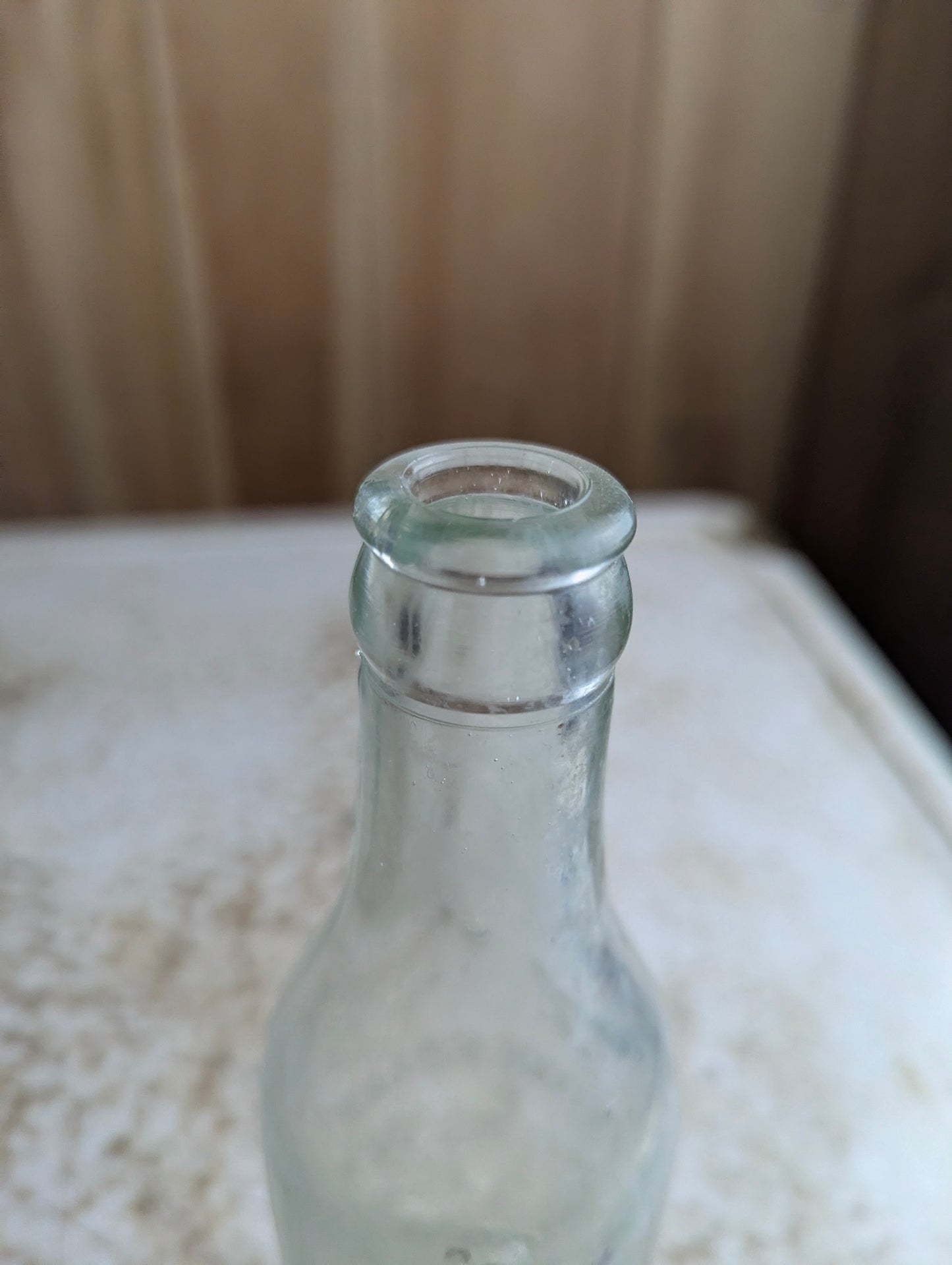 Riverdale Bottling Works Toronto Antique Embossed Clear Glass Soda Bottle