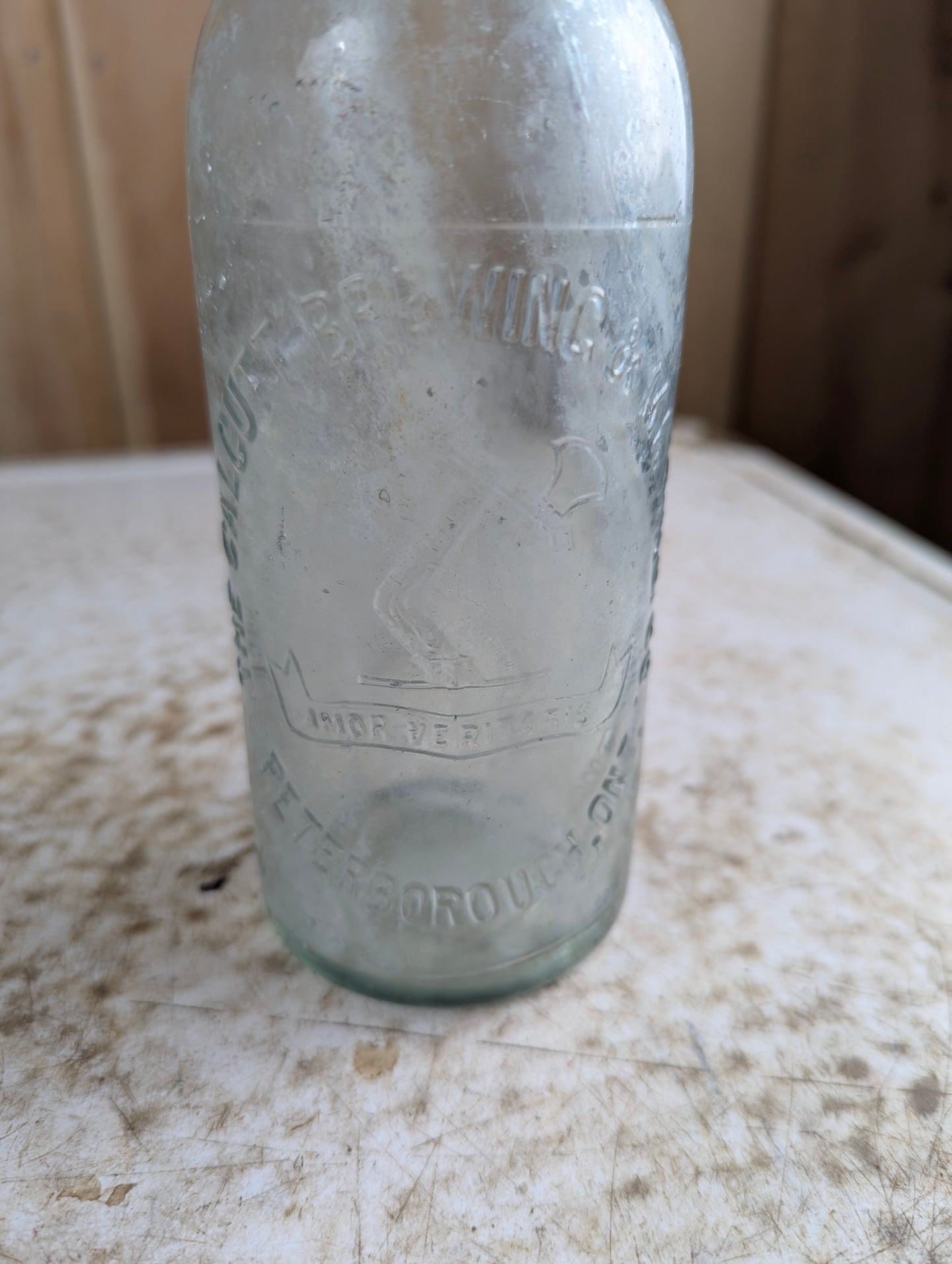 Calcutt Brewing & Malting Co Peterborough Antique Glass Beer Bottle