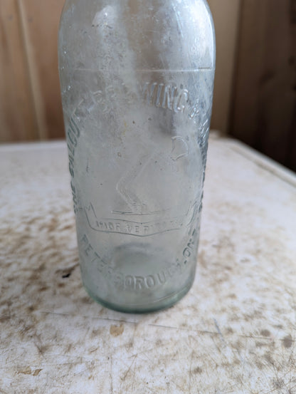 Calcutt Brewing & Malting Co Peterborough Antique Glass Beer Bottle