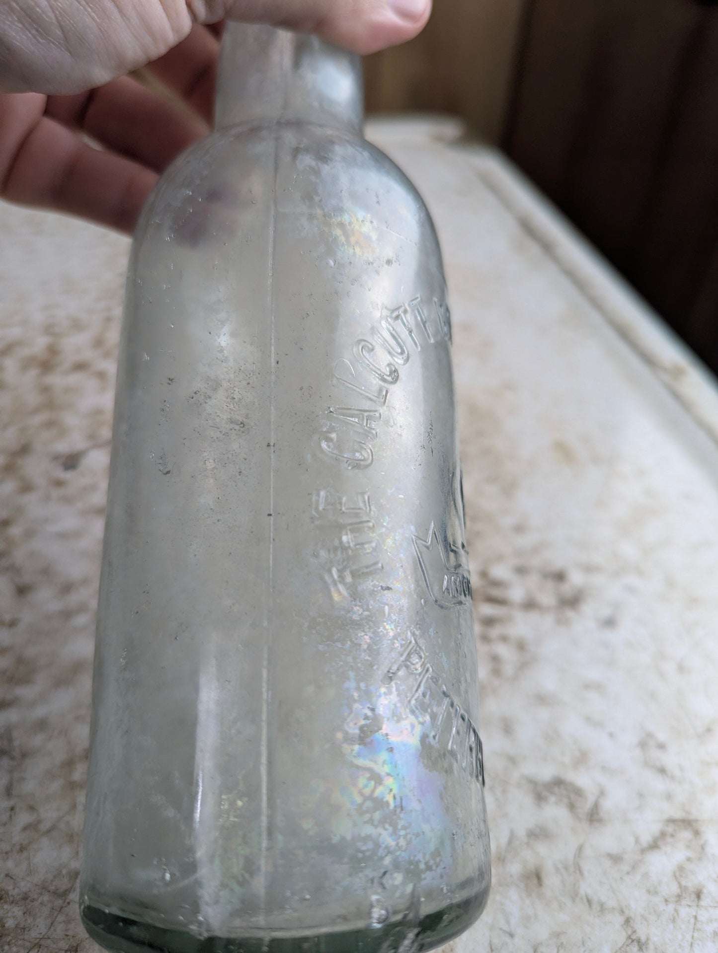 Calcutt Brewing & Malting Co Peterborough Antique Glass Beer Bottle