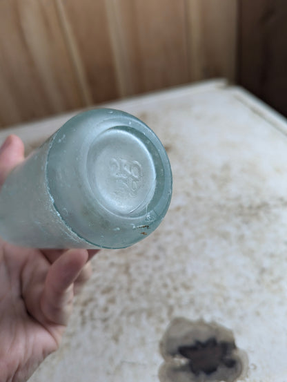 Antique Aqua  Glass Hutchinson Soda Bottle