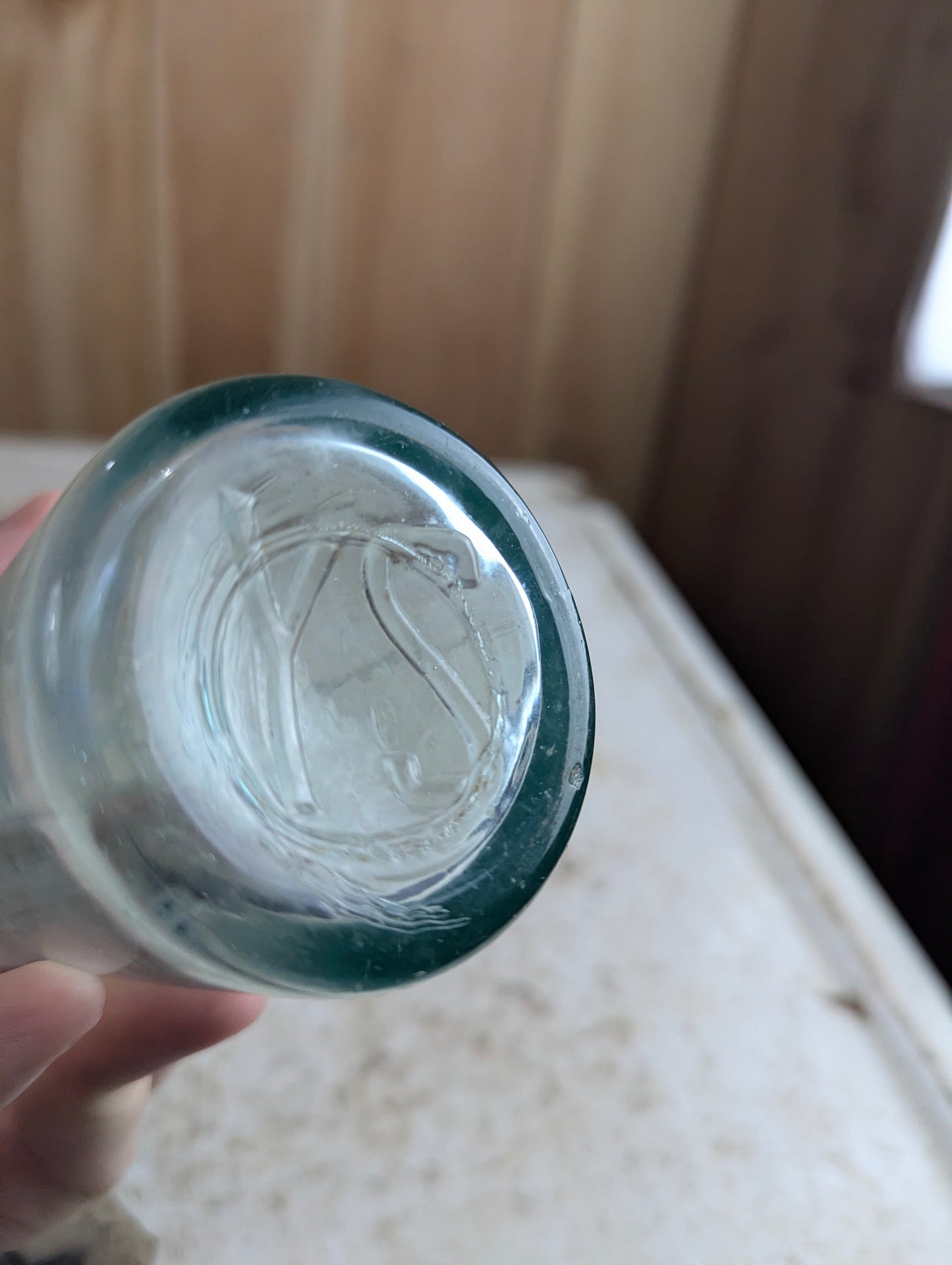 York Springs Toronto Antique Embossed Glass Soda Bottle