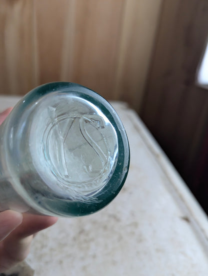 York Springs Toronto Antique Embossed Glass Soda Bottle