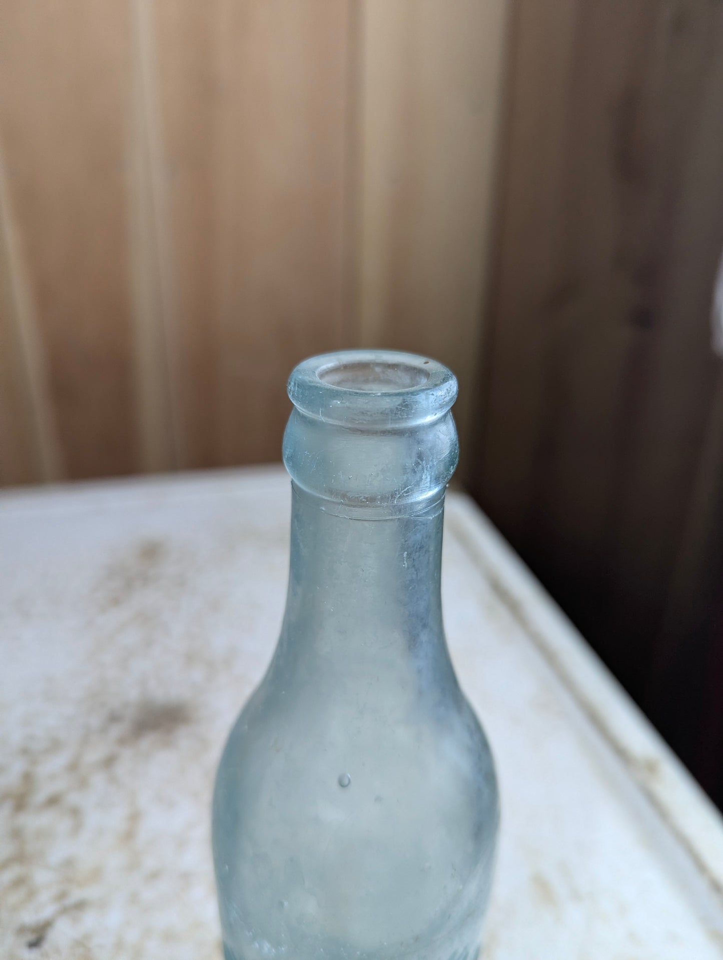 Union Soda Mfc Co Toronto Antique Embossed Aqua Blue Glass Soda Bottle