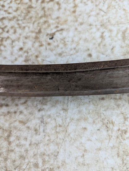 Vintage 10" Draw Knife with Wood Handles - no mark
