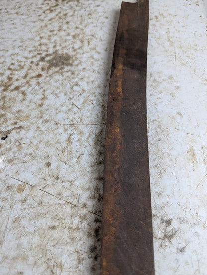 Vintage 12" Draw Knife with Wood Handles - no mark