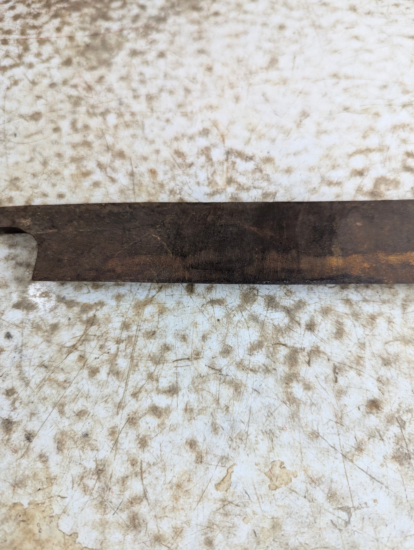 Vintage 12" Draw Knife with Wood Handles - no mark