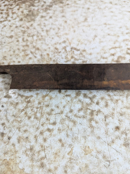 Vintage 12" Draw Knife with Wood Handles - no mark