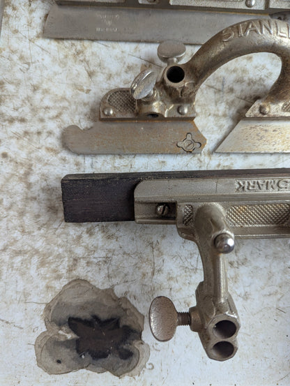 Boxed Vintage Stanley No. 45 Combination Plough Plane with Blades