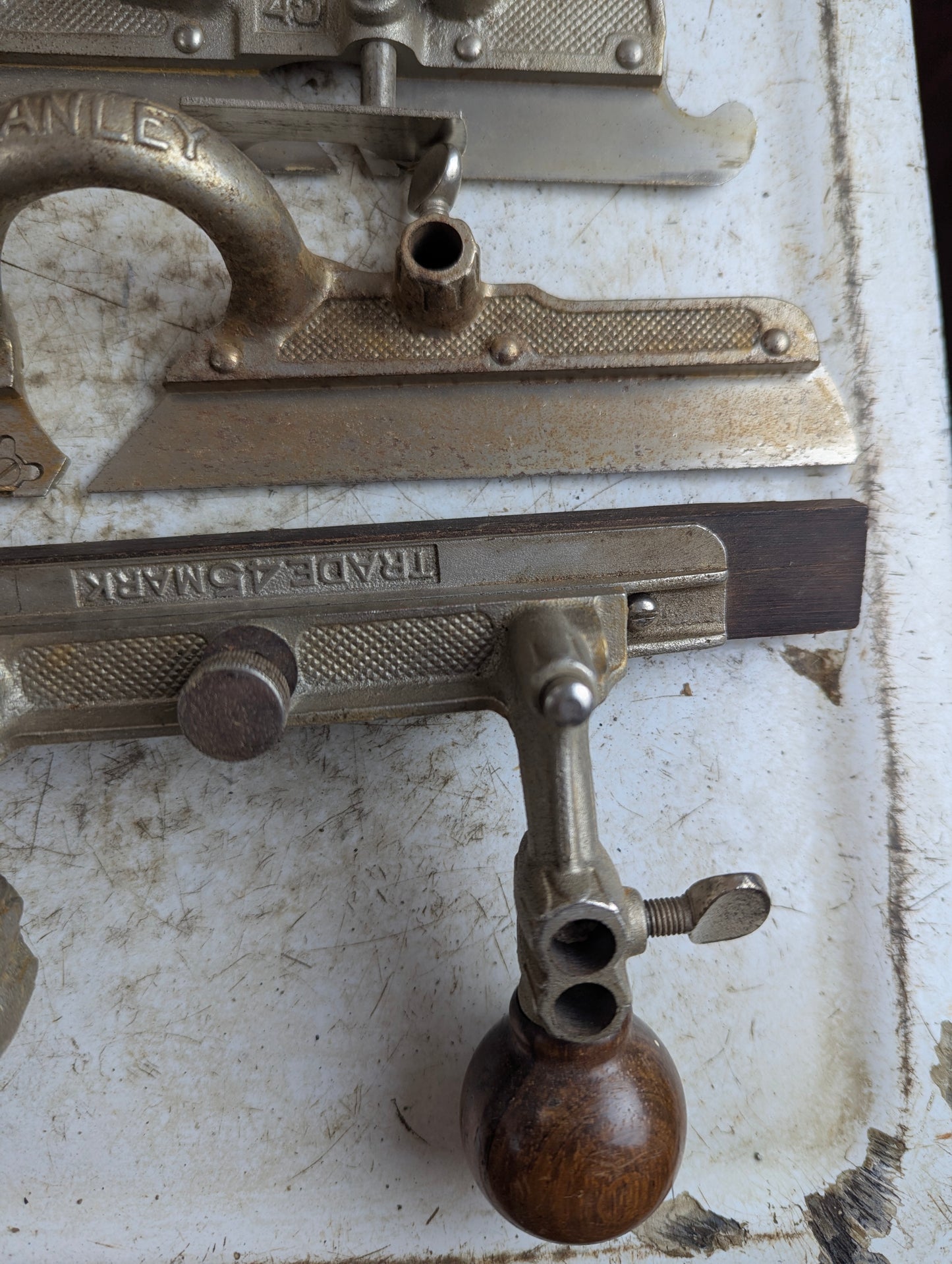 Boxed Vintage Stanley No. 45 Combination Plough Plane with Blades