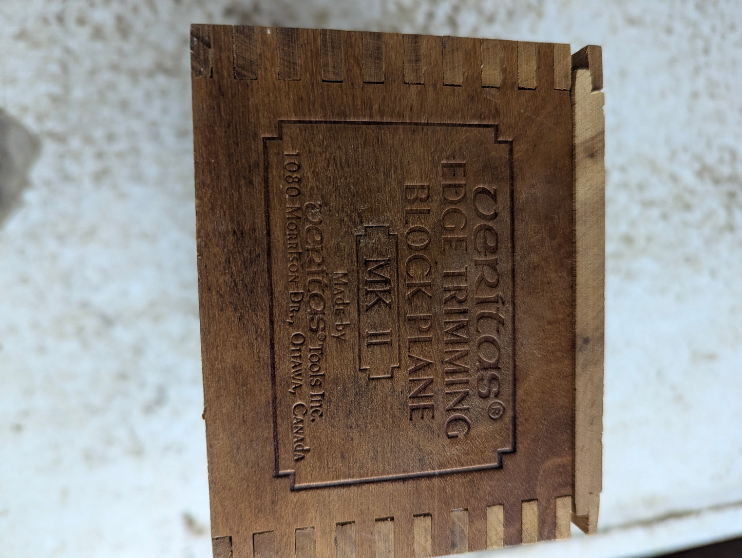 Bronze Veritas Edge Trimming Block Plane Mk II in Original Box
