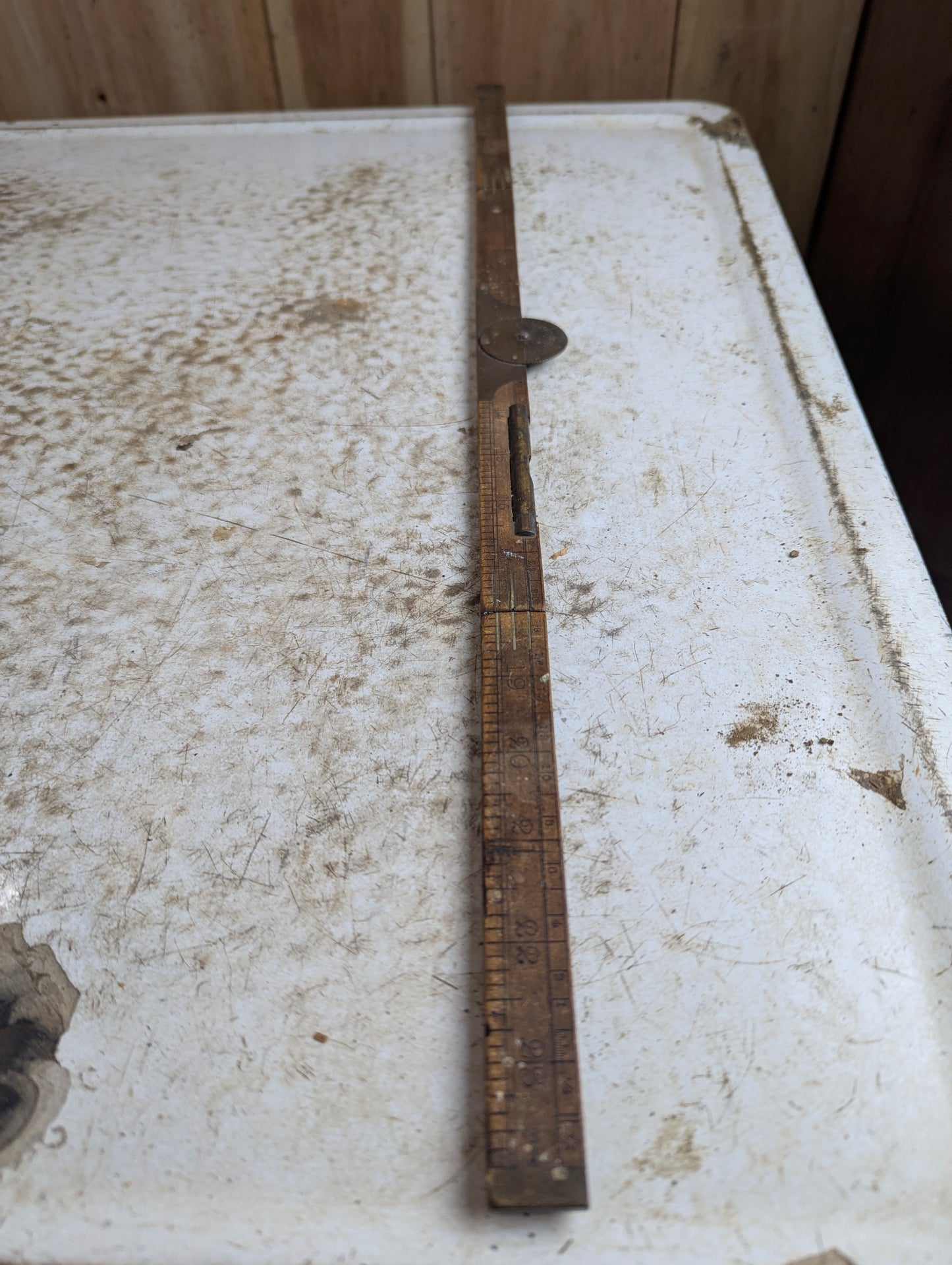 J. Rabone & Sons 1190 Boxwood and Brass 2' Folding Rule