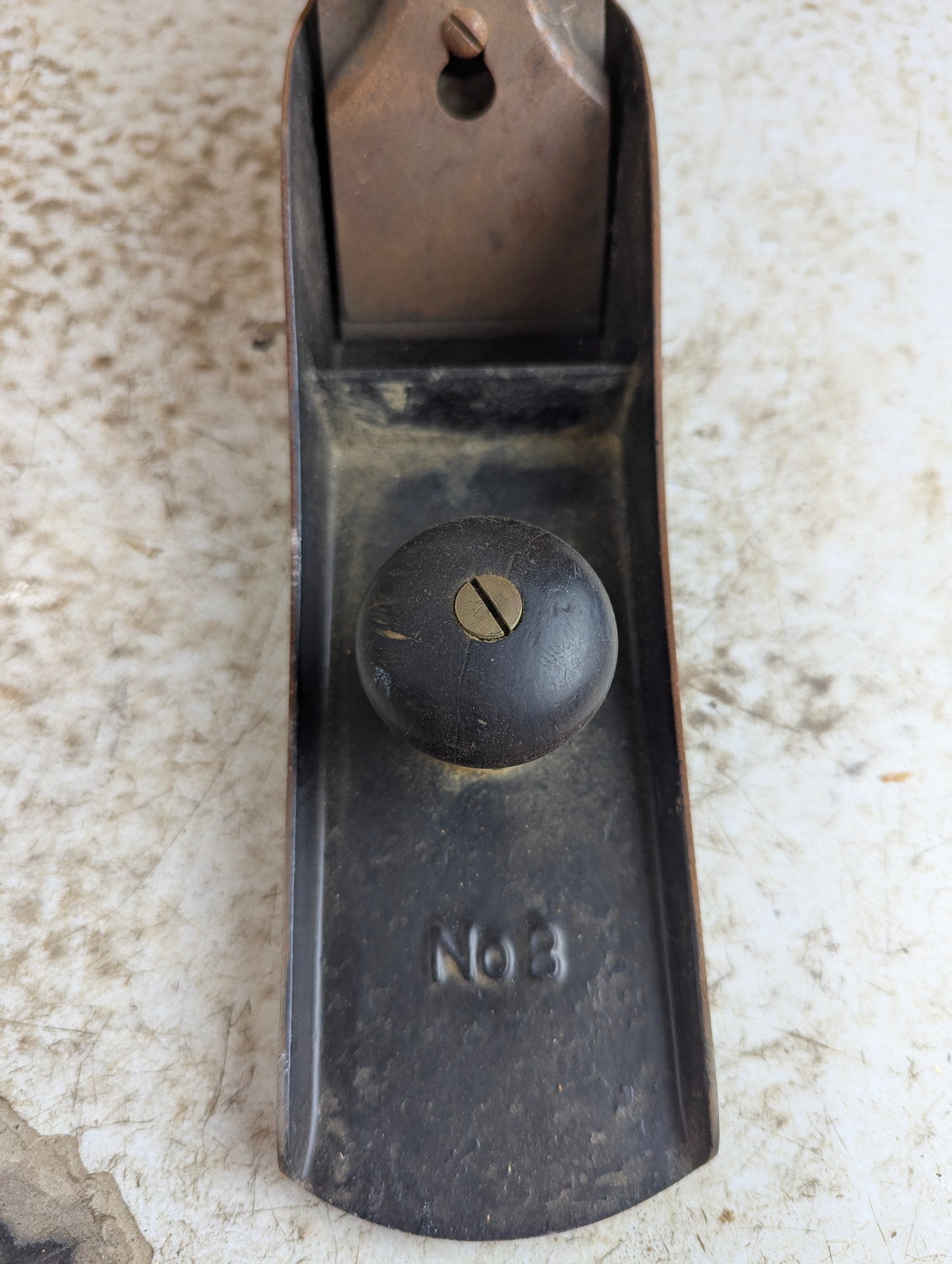 Antique Stanley Bailey No. 8 Jointer Plane Smooth Bottom
