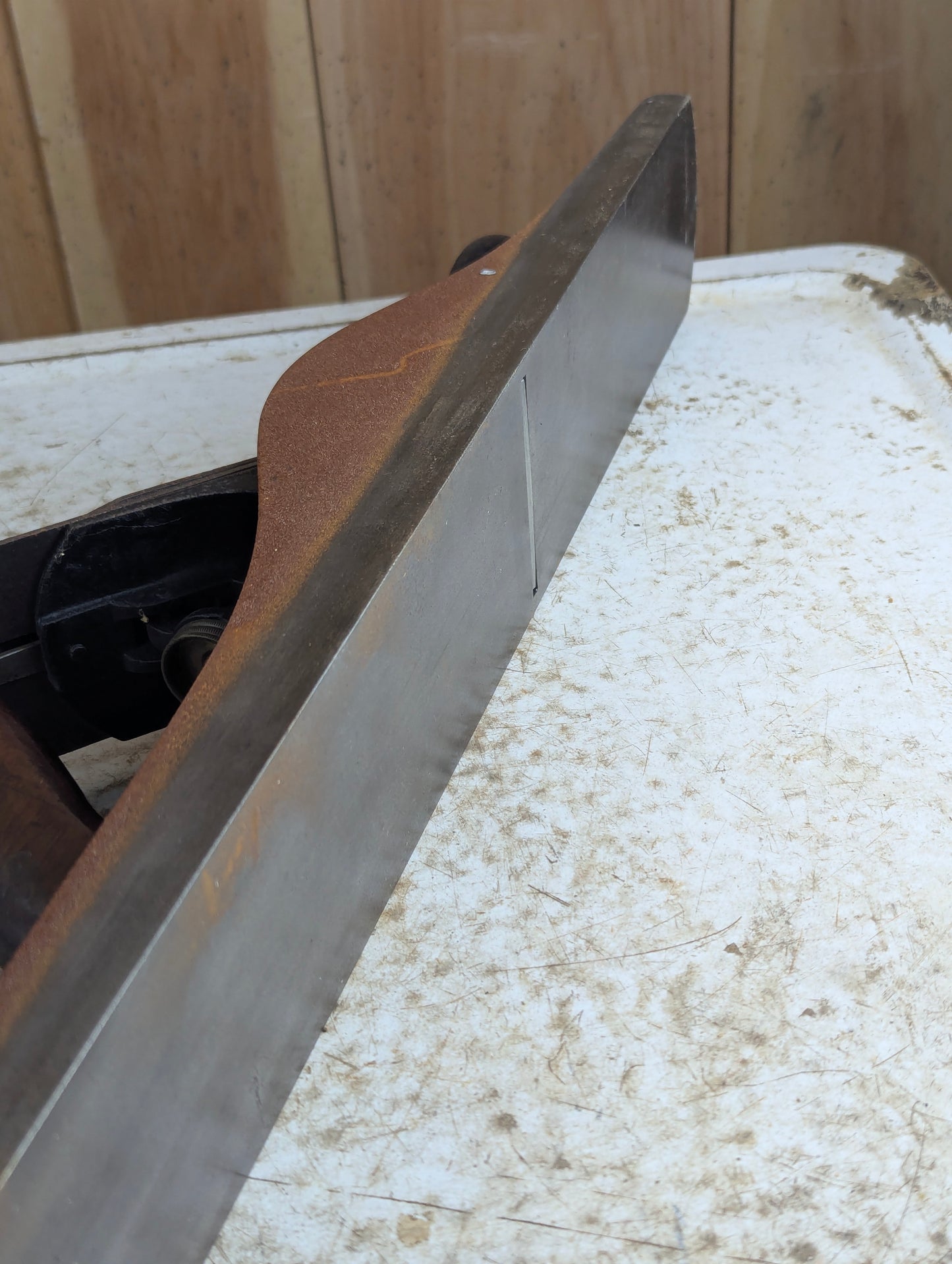 Antique Stanley Bailey No. 8 Jointer Plane Smooth Bottom