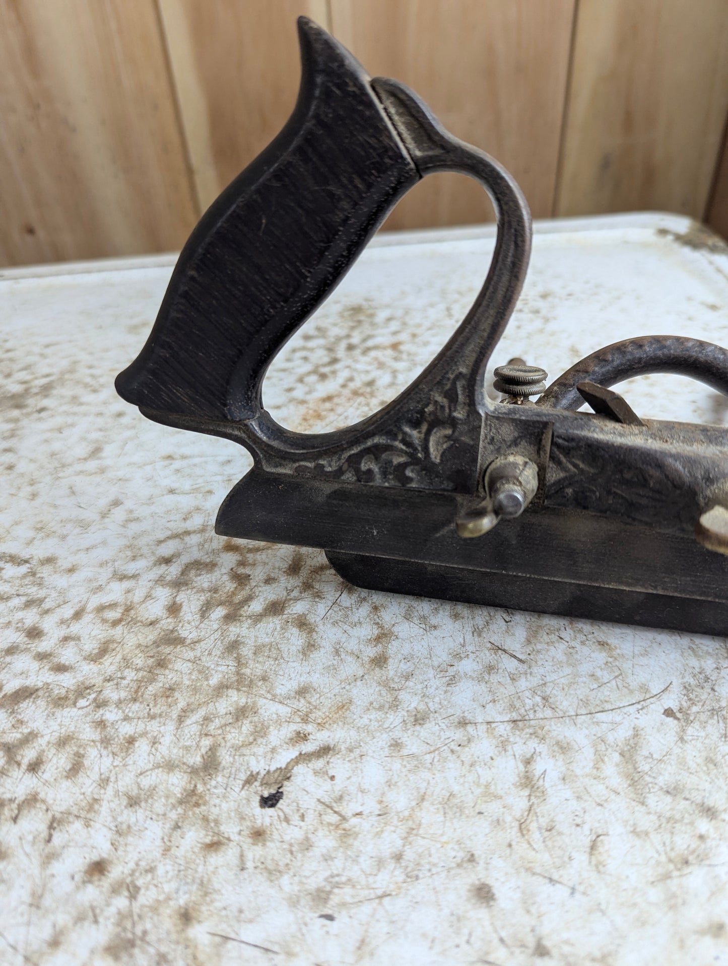 Early Type Stanley No. 46 Skewed Combination Plow Plane