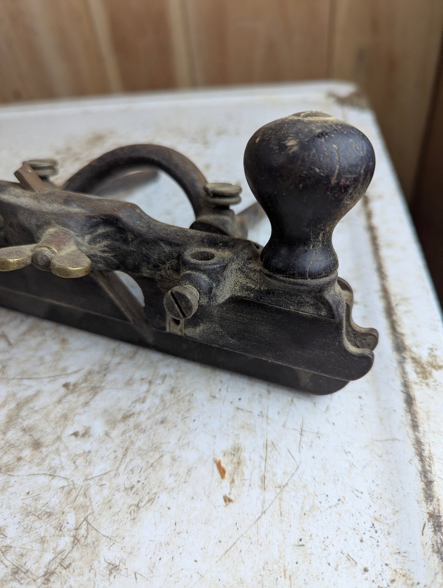 Early Type Stanley No. 46 Skewed Combination Plow Plane