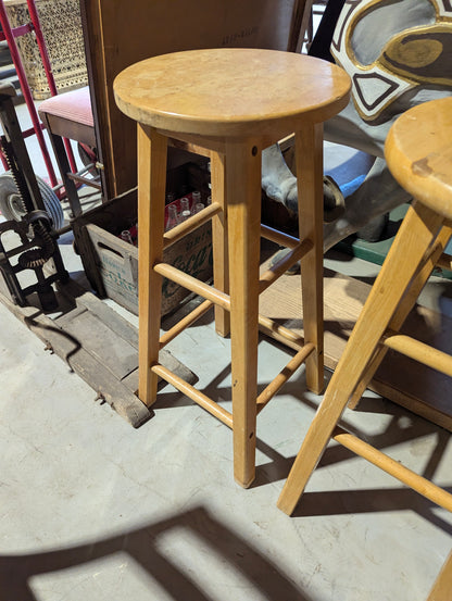 Wood Stool 30" Seat