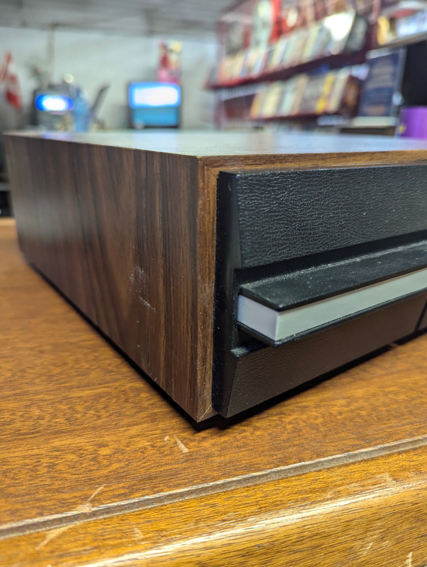 Vintage 2-Drawer Cassette Tape Storage Unit
