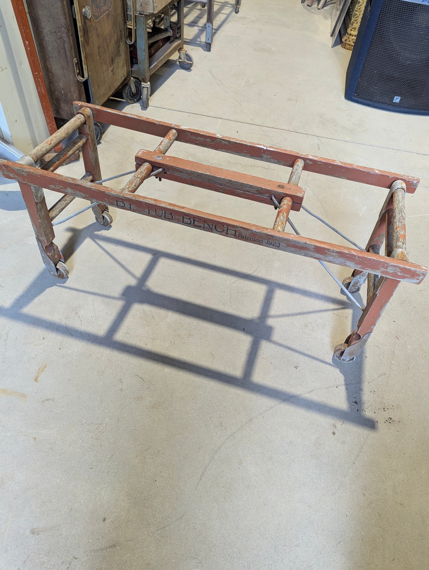 Antique Beatty Wash Tub Bench 42" x 16" x 18"