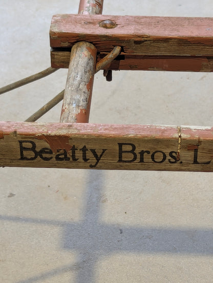 Antique Beatty Wash Tub Bench 42" x 16" x 18"