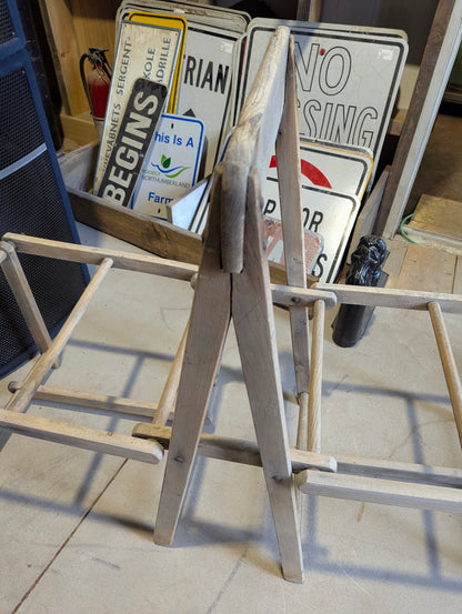 Antique Folding Washtub Stand