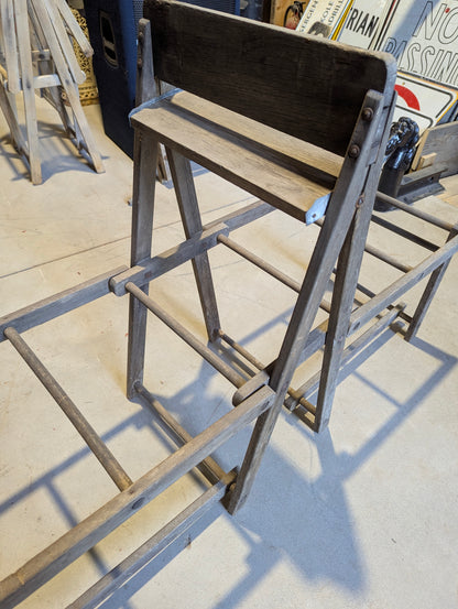 Antique Folding Washtub Stand 51" x 19"