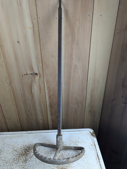 Vintage Airplane Control Yoke with Shaft