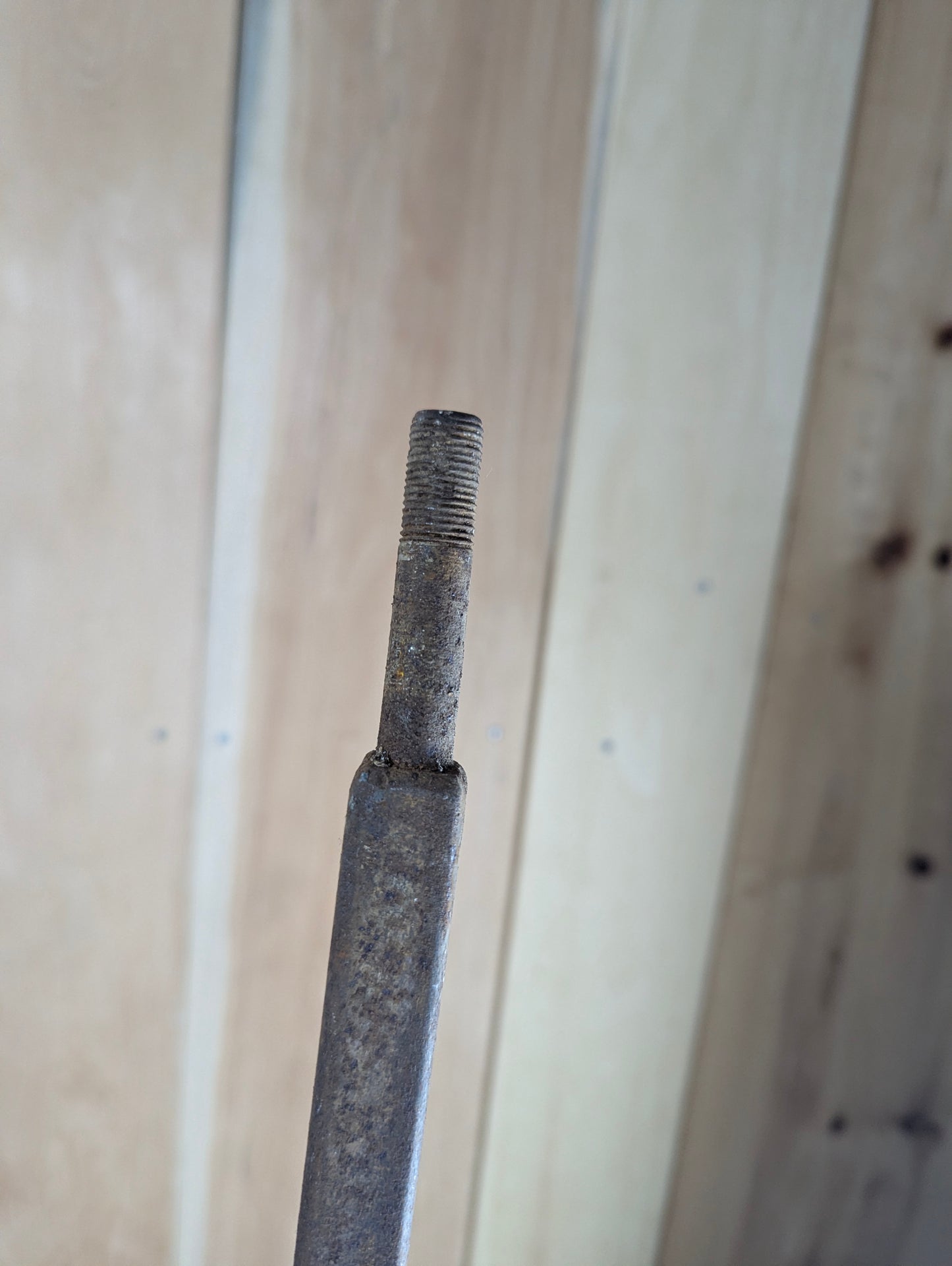 Vintage Airplane Control Yoke with Shaft