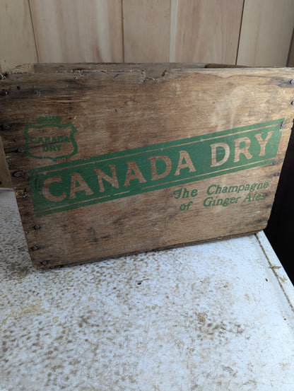 Vintage Canada Dry Crate