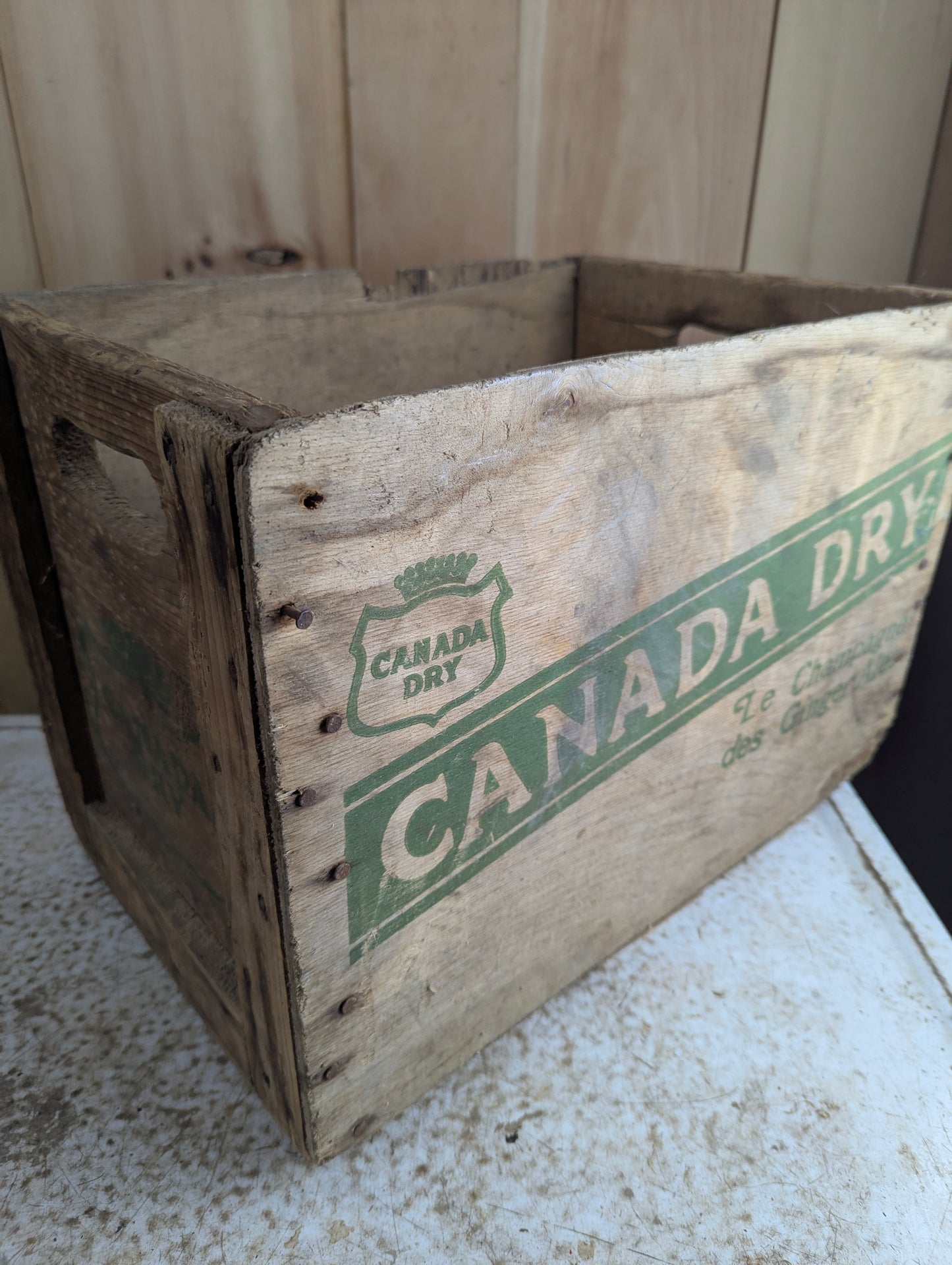 Vintage Canada Dry Crate