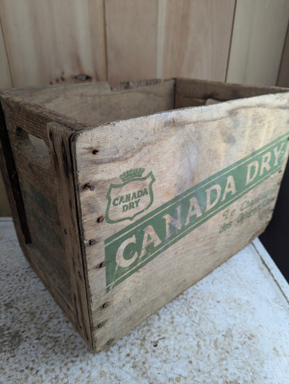 Vintage Canada Dry Crate