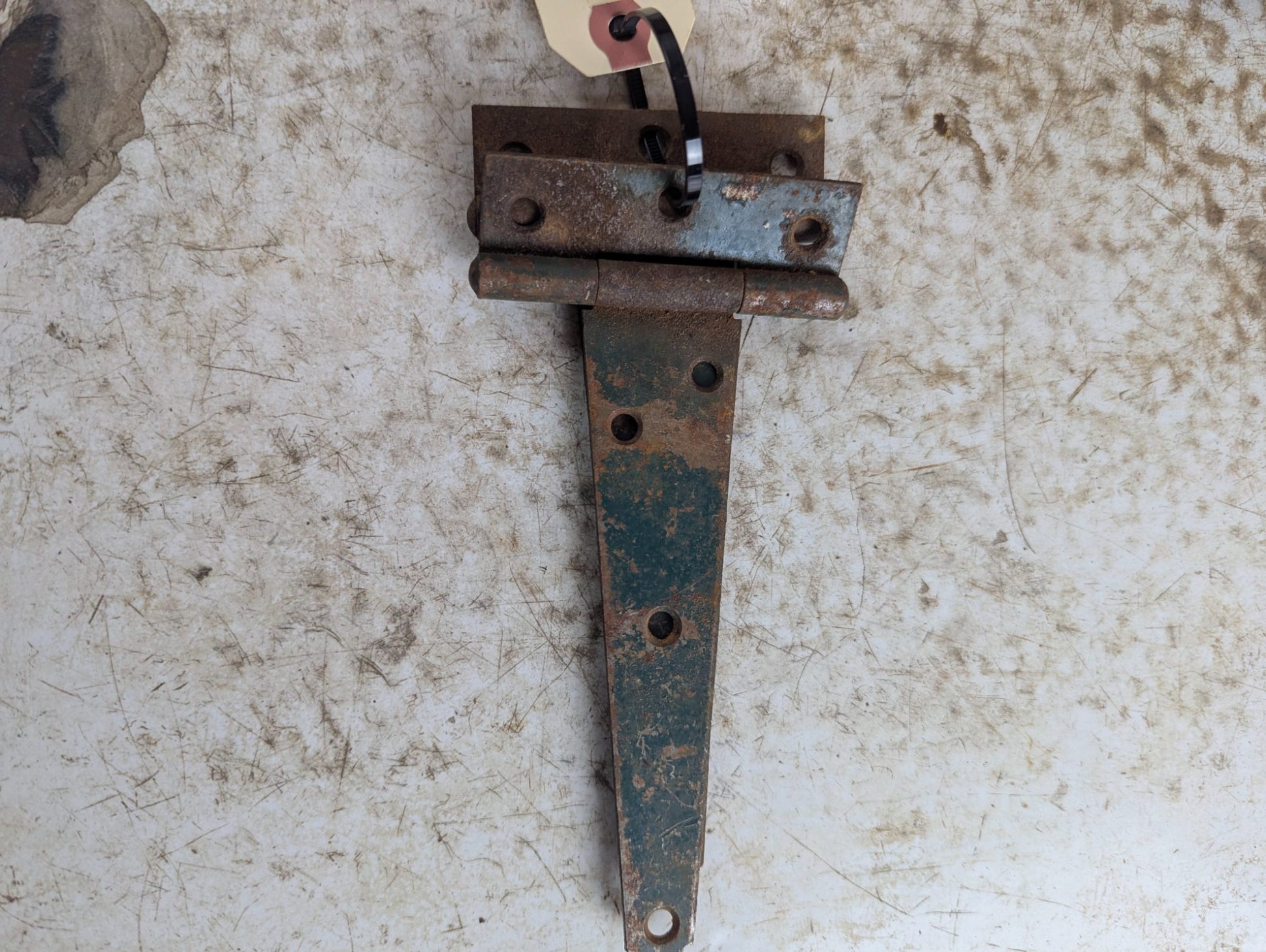 Pair of Vintage Rustic Iron T-Strap Hinges