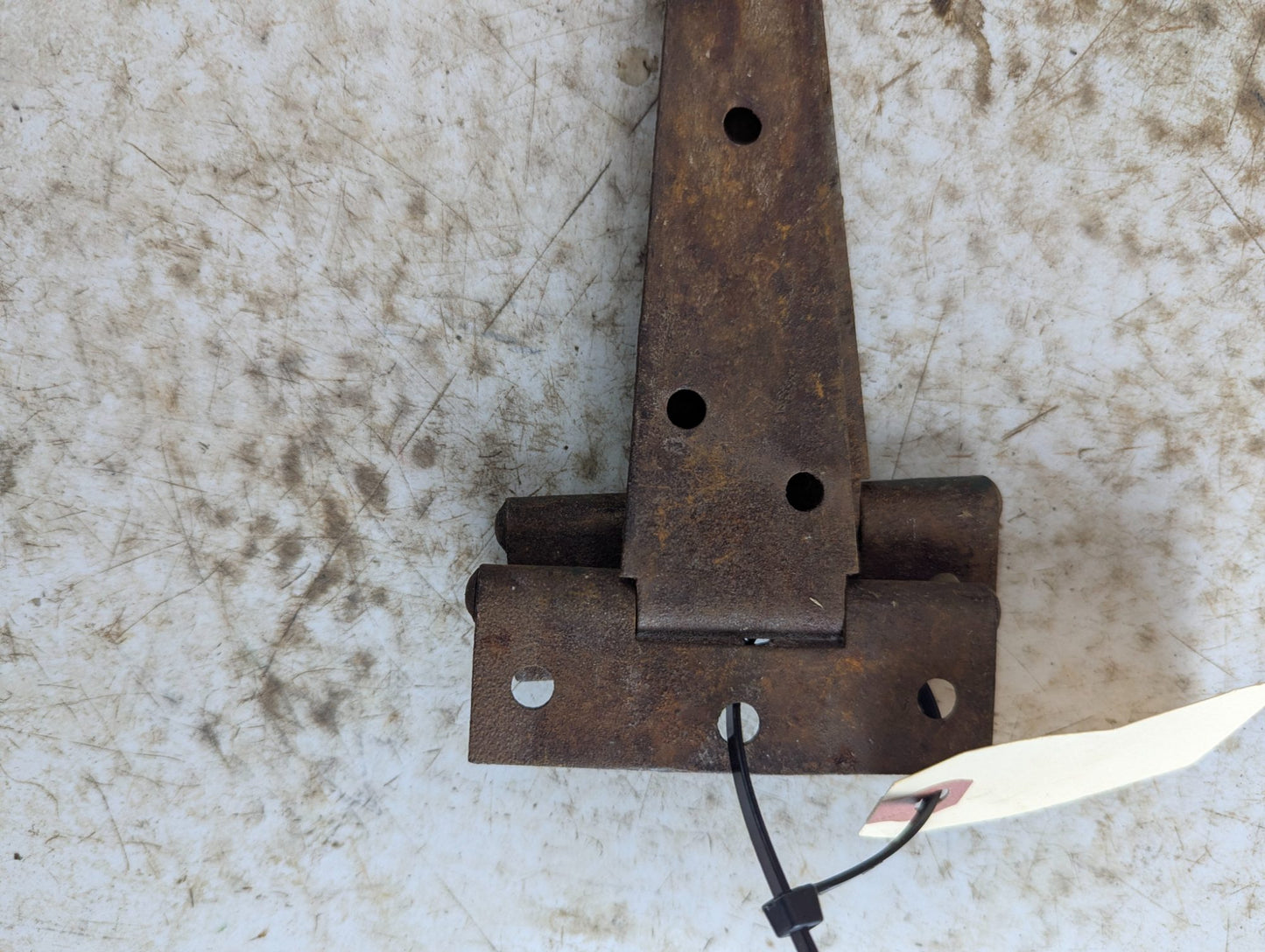 Pair of Vintage Rustic Iron T-Strap Hinges