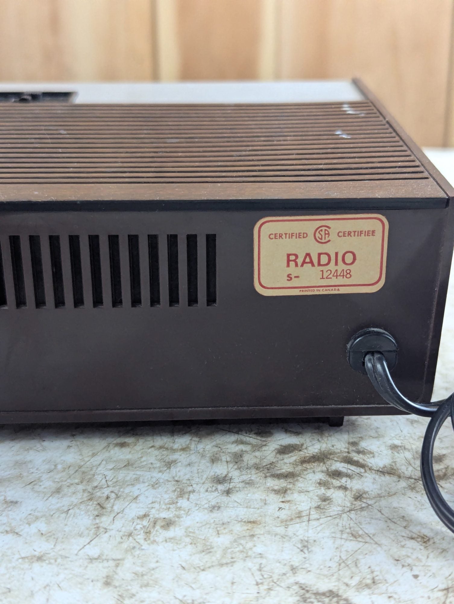 1970s Magnasonic AM/FM Flip Clock Radio Model MDR-5053 - Tested Working