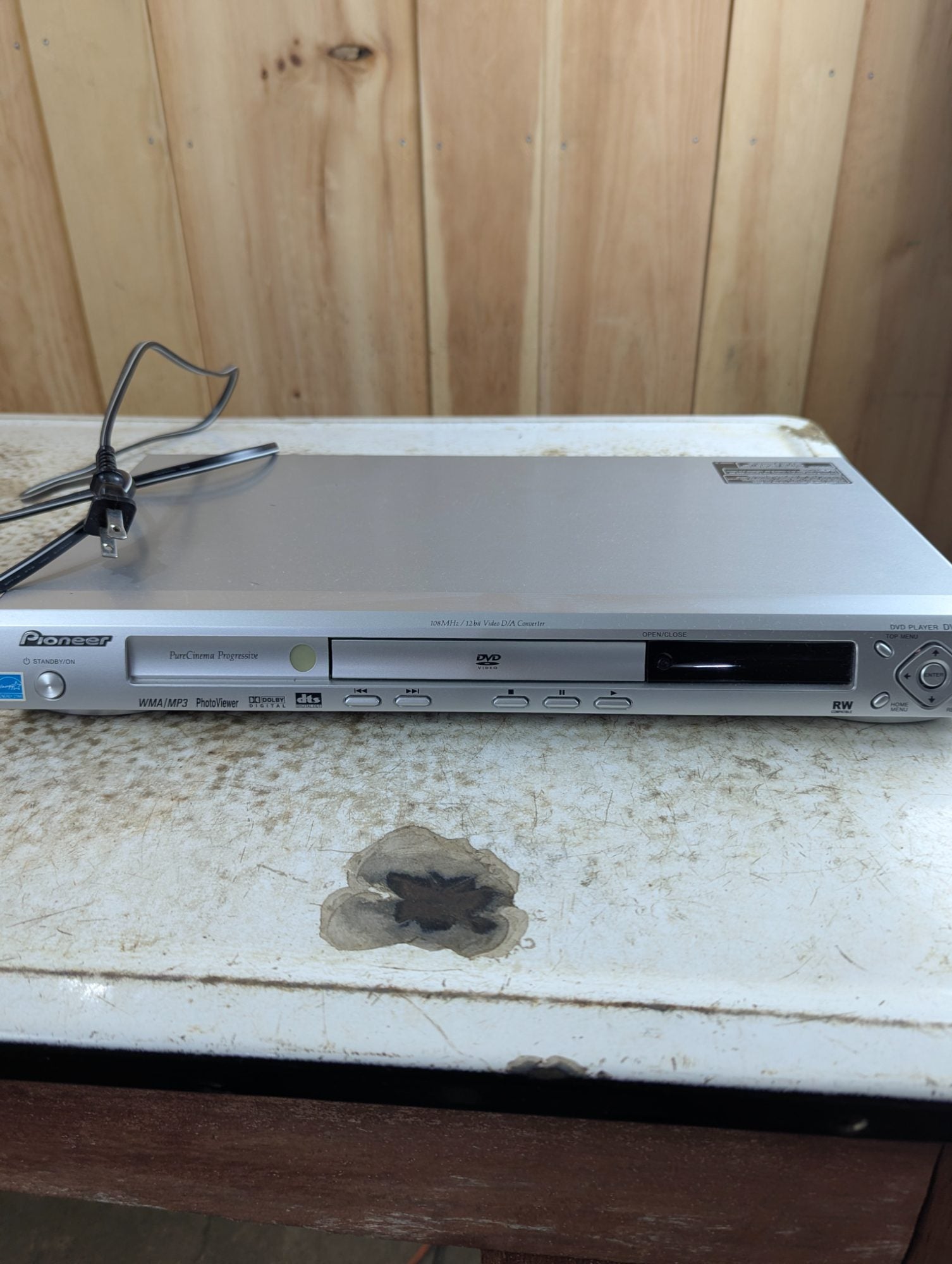 Pioneer DVD Player Model DV-280-S with Remote - Tested Working