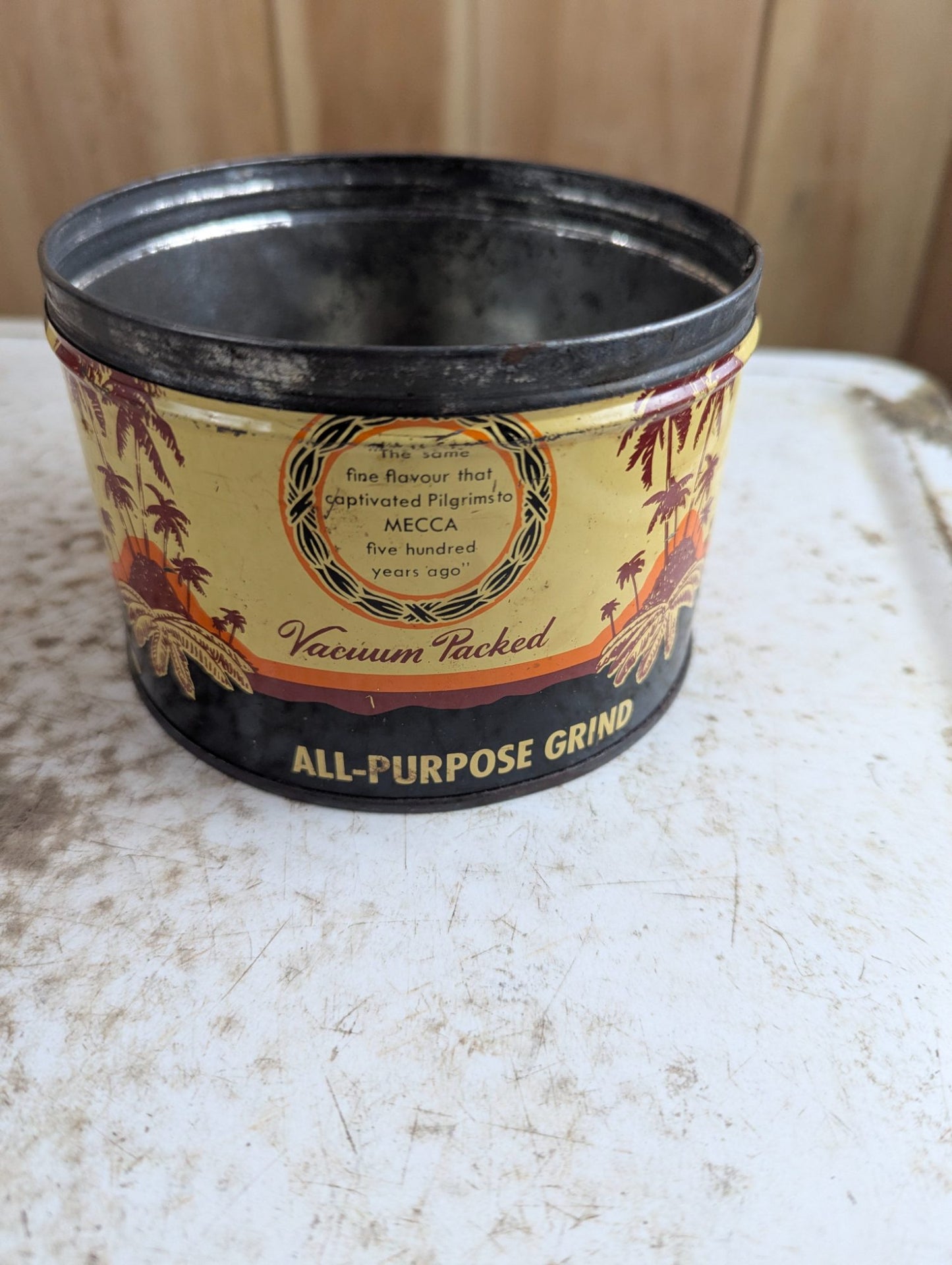 Vintage 1lb Pride of Arabia Coffee Tin