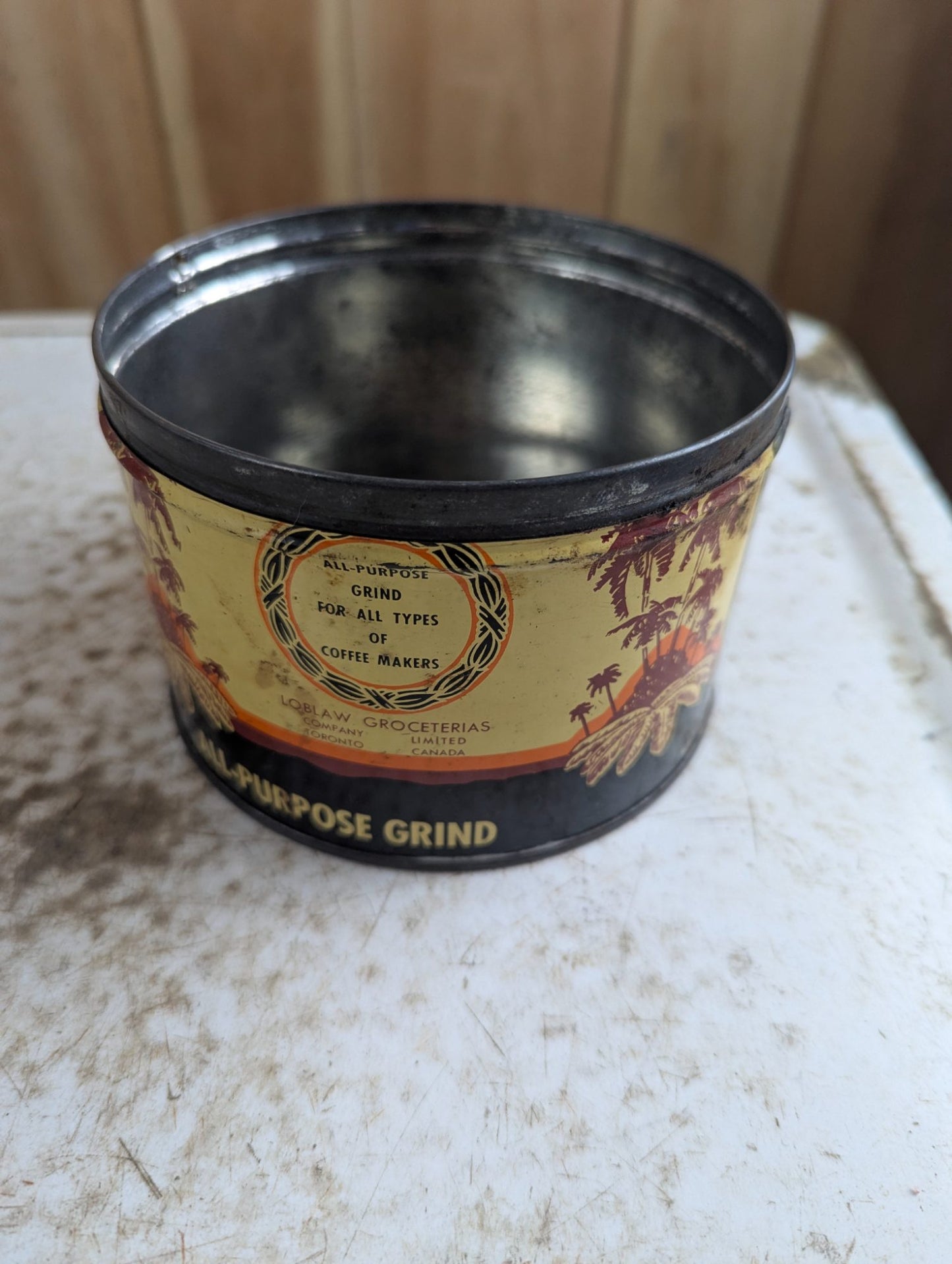 Vintage 1lb Pride of Arabia Coffee Tin