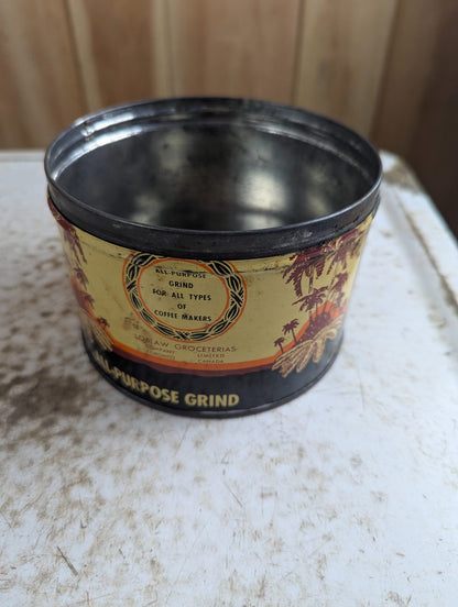 Vintage 1lb Pride of Arabia Coffee Tin