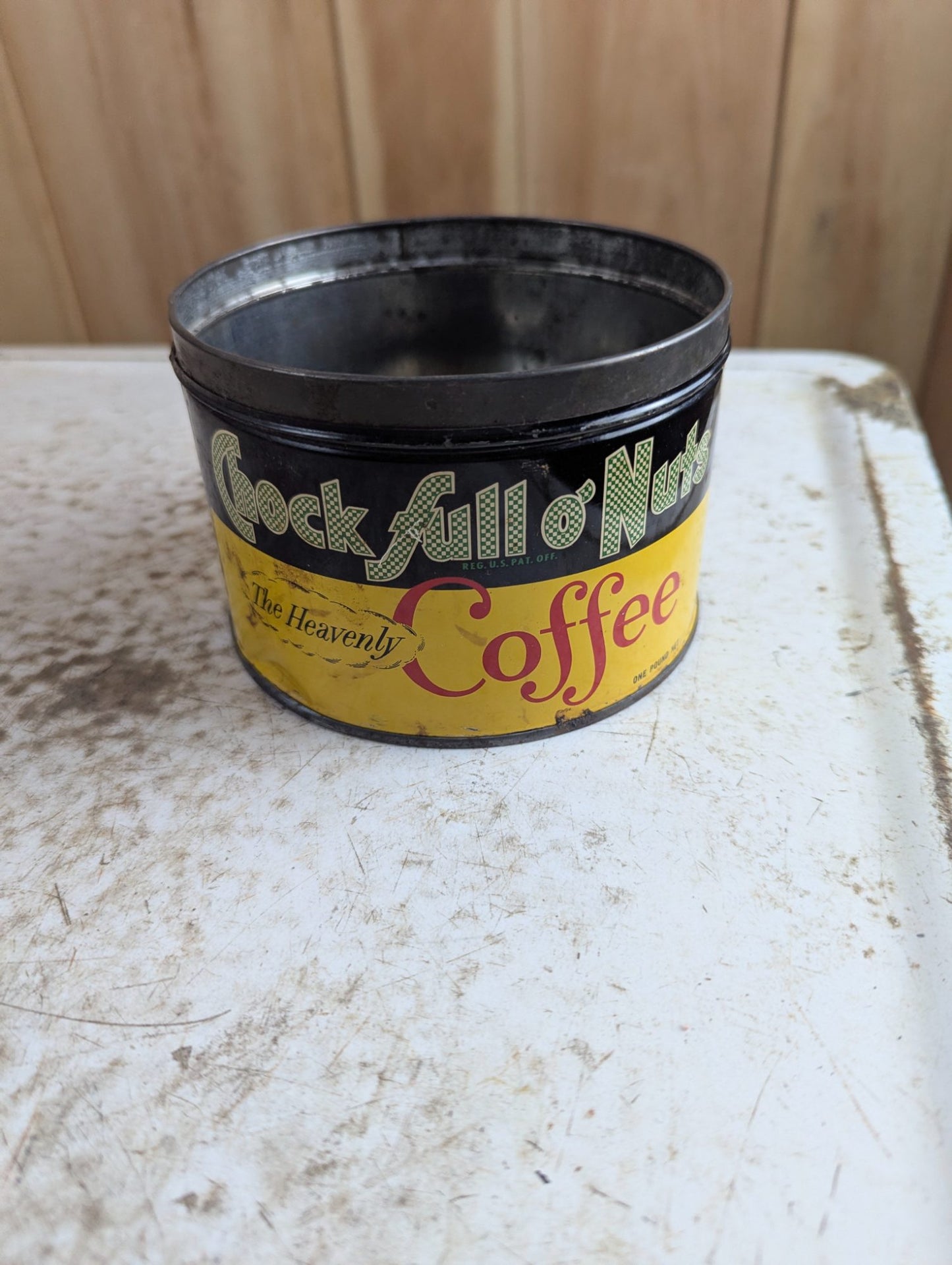 Vintage 1lb Chock Full o' Nuts Coffee Tin
