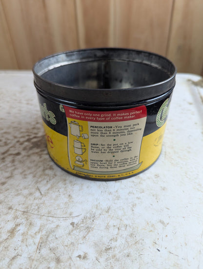 Vintage 1lb Chock Full o' Nuts Coffee Tin