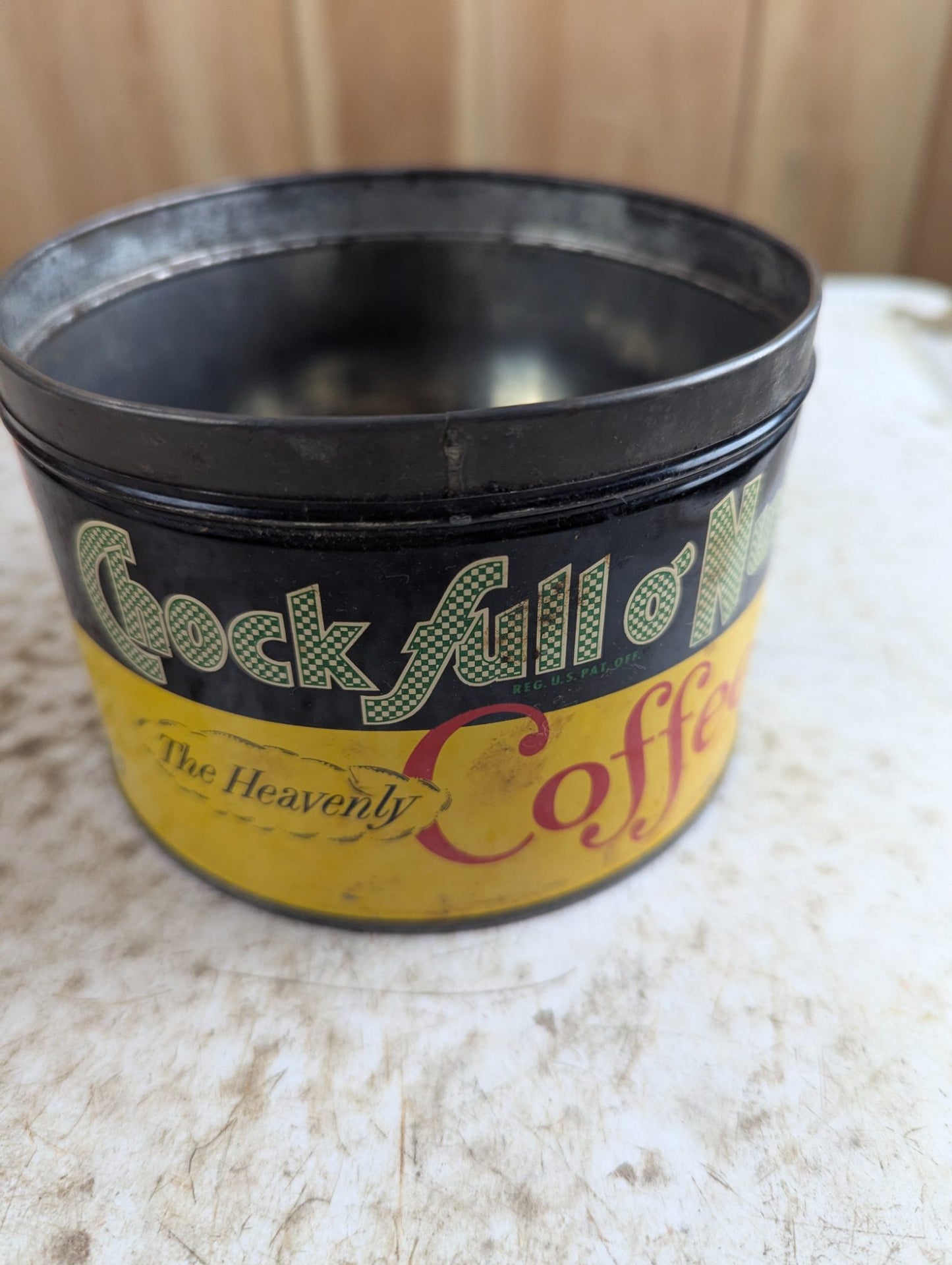Vintage 1lb Chock Full o' Nuts Coffee Tin