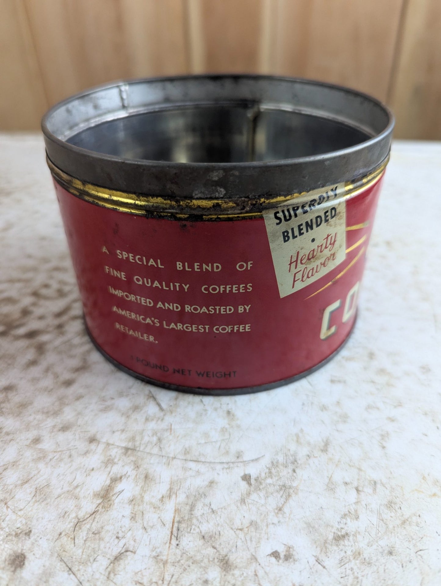 Vintage 1lb A&P Coffee Tin