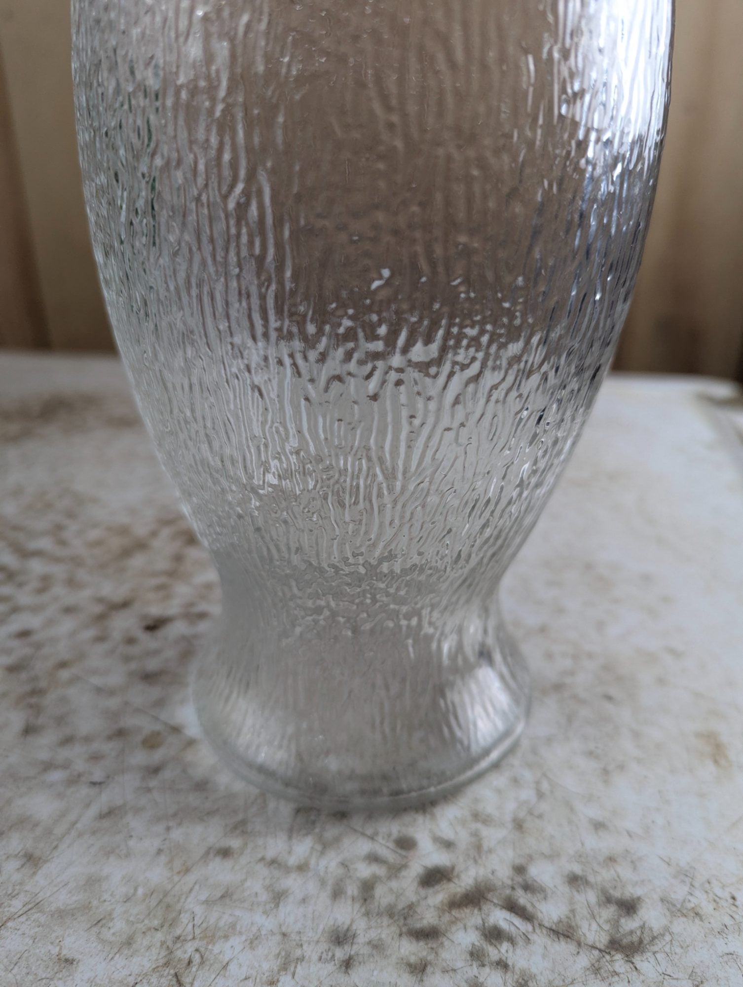 Vintage FTD Textured Hourglass 9.5" Vase