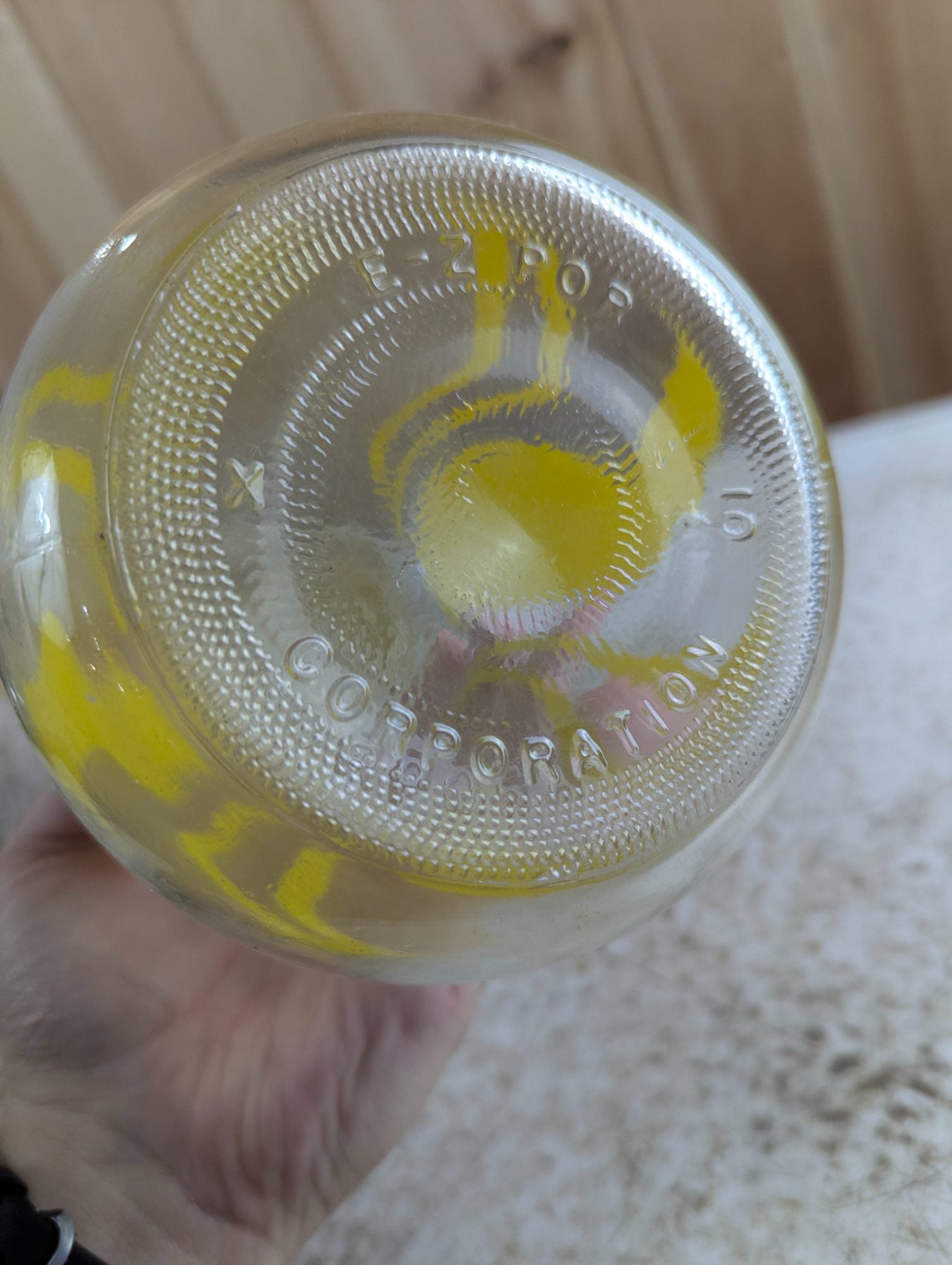 Vintage Mid-Century E-Z Por Glass Pitcher with Lid