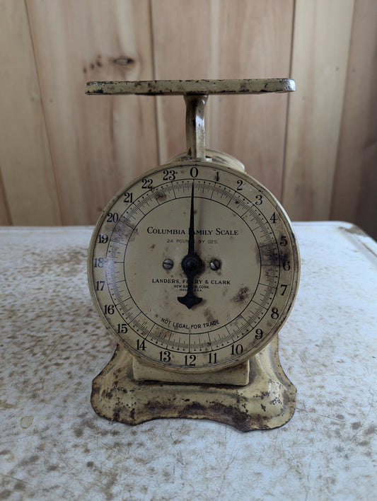 Antique Columbia Family 24lb Scale