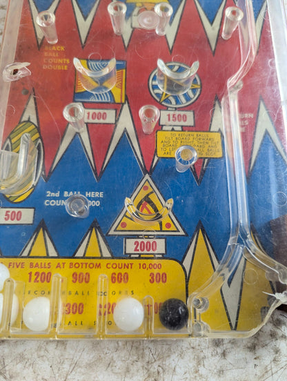 1950s Marx Toys Bagatelle Tabletop Pinball Game - Damaged