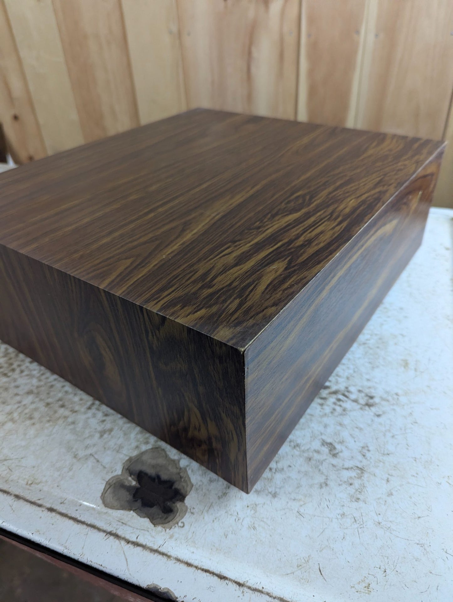 1980s Faux Woodgrain VHS Storage 24 Tape Capacity