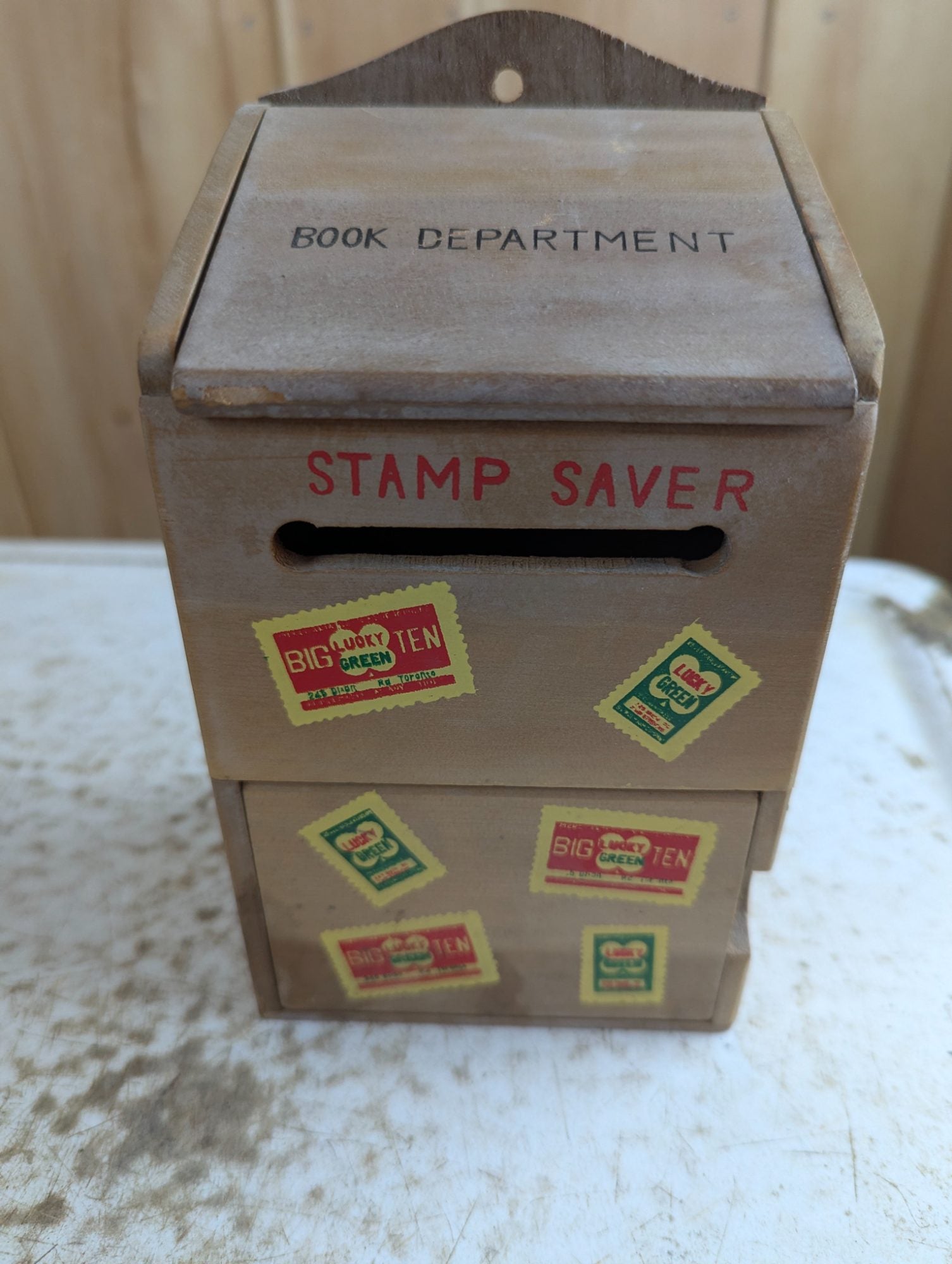 Wood Stamp Saver Box