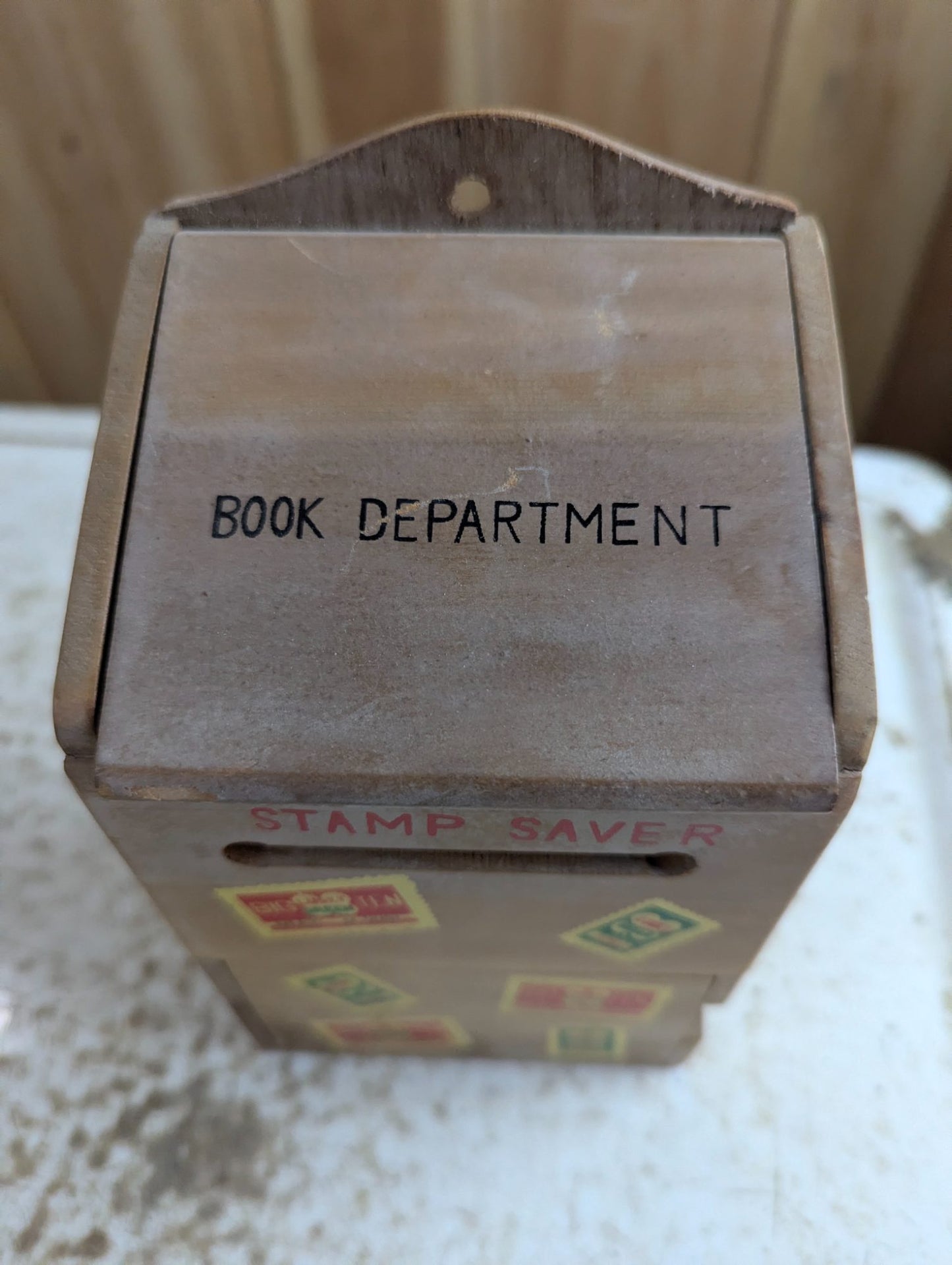 Wood Stamp Saver Box